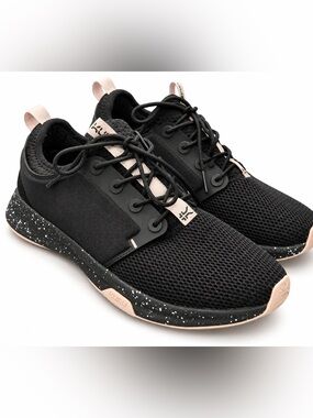 KURU ATOM Women’s 9.5 Medium Black Mesh Support Sneakers Athletic